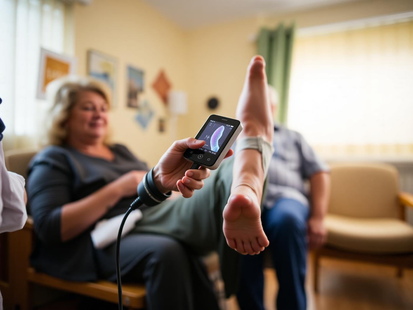 Imaging at the bedside, clinician and patient